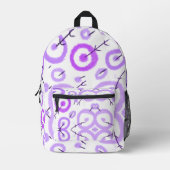 EENVOUDIGE MINIMAAL MODERNE MONOGRAM ELEGANT STIJL BEDRUKTE RUGZAK (Voorkant)