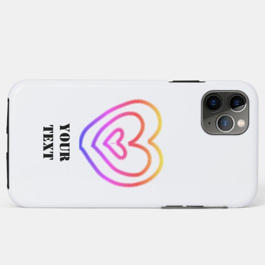 EENVOUDIGE MINIMAAL MODERNE MONOGRAM ELEGANT STIJL Case-Mate iPhone CASE (Achterkant (horizontaal))