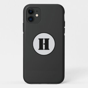 EENVOUDIGE MINIMAAL MODERNE MONOGRAM ELEGANT STIJL Case-Mate iPhone CASE