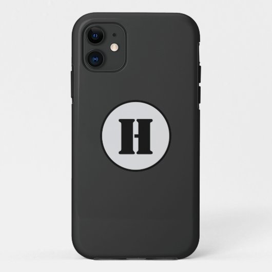EENVOUDIGE MINIMAAL MODERNE MONOGRAM ELEGANT STIJL Case-Mate iPhone CASE (Achterkant)