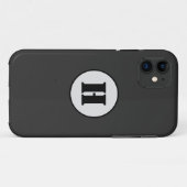 EENVOUDIGE MINIMAAL MODERNE MONOGRAM ELEGANT STIJL Case-Mate iPhone CASE (Achterkant (horizontaal))