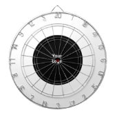 EENVOUDIGE MINIMAAL MODERNE MONOGRAM ELEGANT STIJL DARTBORD (Voorkant)