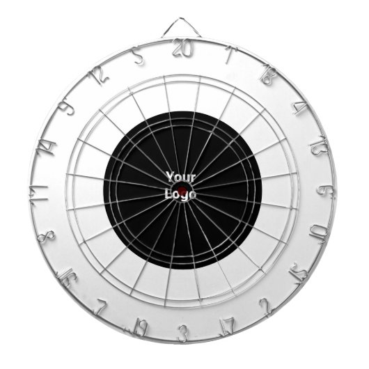 EENVOUDIGE MINIMAAL MODERNE MONOGRAM ELEGANT STIJL DARTBORD (Voorkant)