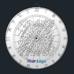 EENVOUDIGE MINIMAAL MODERNE MONOGRAM ELEGANT STIJL DARTBORD<br><div class="desc">ONTWERP</div>