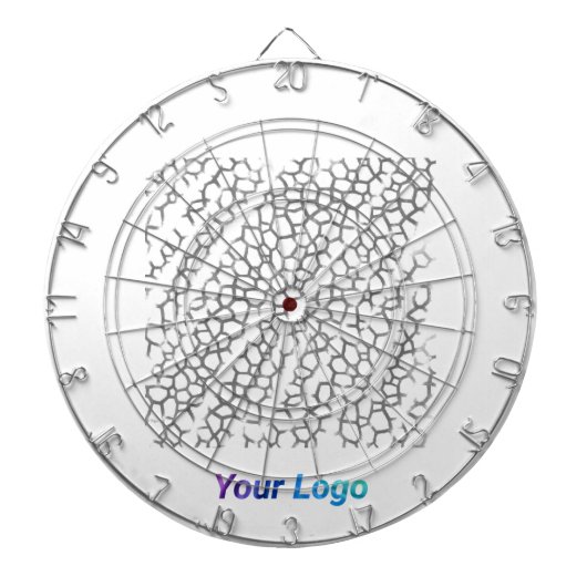 EENVOUDIGE MINIMAAL MODERNE MONOGRAM ELEGANT STIJL DARTBORD (Voorkant)