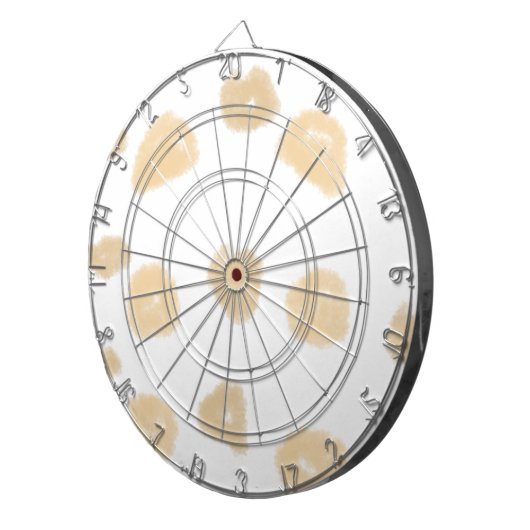 EENVOUDIGE MINIMAAL MODERNE MONOGRAM ELEGANT STIJL DARTBORD (Voorkant Rechts)