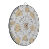 EENVOUDIGE MINIMAAL MODERNE MONOGRAM ELEGANT STIJL DARTBORD (Voorkant Links)