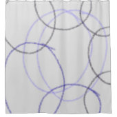 EENVOUDIGE MINIMAAL MODERNE MONOGRAM ELEGANT STIJL DOUCHEGORDIJN (Voorkant)