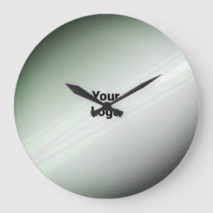 EENVOUDIGE MINIMAAL MODERNE MONOGRAM ELEGANT STIJL GROTE KLOK