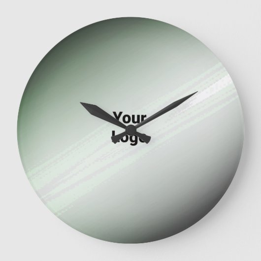 EENVOUDIGE MINIMAAL MODERNE MONOGRAM ELEGANT STIJL GROTE KLOK (Voorkant)