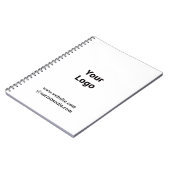 EENVOUDIGE MINIMAAL MODERNE MONOGRAM ELEGANT STIJL NOTITIEBOEK (Linkerzijde)