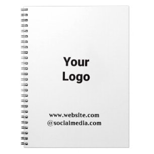 EENVOUDIGE MINIMAAL MODERNE MONOGRAM ELEGANT STIJL NOTITIEBOEK