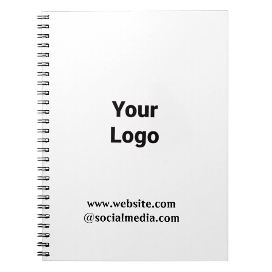 EENVOUDIGE MINIMAAL MODERNE MONOGRAM ELEGANT STIJL NOTITIEBOEK (Voorkant)