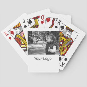 EENVOUDIGE MINIMAAL MODERNE MONOGRAM ELEGANT STIJL POKERKAARTEN