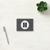 EENVOUDIGE MINIMAAL MODERNE MONOGRAM ELEGANT STIJL POST-IT® NOTES (Kantoor)