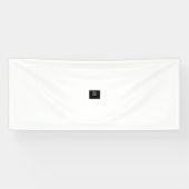EENVOUDIGE MINIMAAL MODERNE MONOGRAM ELEGANT STIJL SPANDOEK (Horizontaal)