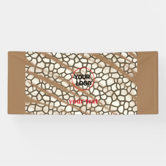 EENVOUDIGE MINIMAAL MODERNE MONOGRAM ELEGANT STIJL SPANDOEK (Horizontaal)