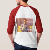 EENVOUDIGE MINIMAAL MODERNE MONOGRAM ELEGANT STIJL T-SHIRT (Achterkant)