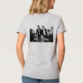 EENVOUDIGE MINIMAAL MODERNE MONOGRAM ELEGANT STIJL T-SHIRT (Achterkant)