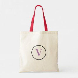 EENVOUDIGE MINIMAAL MODERNE MONOGRAM ELEGANT STIJL TOTE BAG