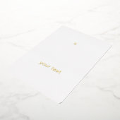 EENVOUDIGE MINIMAAL ONTWERPKaarten Folie Feestdagenkaart (Gedraaid)