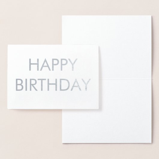 EENVOUDIGE MINIMAAL TEKST blije geboortedag KAART (Display)