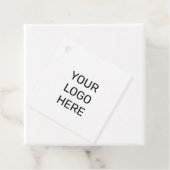 EENVOUDIGE MINIMAAL TEKSTSTIJL BUSINESS LOGO FOLIE BEDANKJES LABELS (In situ)