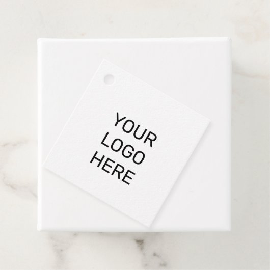 EENVOUDIGE MINIMAAL TEKSTSTIJL BUSINESS LOGO FOLIE BEDANKJES LABELS (In situ)