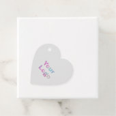 EENVOUDIGE MINIMAAL TEKSTSTIJL BUSINESS LOGO FOLIE BEDANKJES LABELS (In situ)