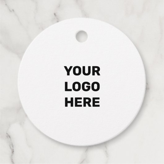 EENVOUDIGE MINIMAAL TEKSTSTIJL BUSINESS LOGO FOLIE BEDANKJES LABELS (Voorkant)