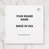 EENVOUDIGE MINIMAAL TEKSTSTIJL LABELS (Achterkant)