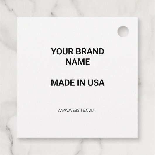 EENVOUDIGE MINIMAAL TEKSTSTIJL LABELS (Achterkant)