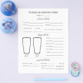 Eenvoudige Minimal Basic Tumbler Mok Cup bestelfor Flyer (Enkel)