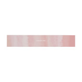 Eenvoudige Minimal Blush Roze Waterverf Custom Uitnodigingen Wikkel (Vlak)