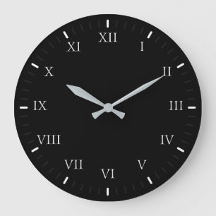 Eenvoudige Minimal Classic Roman Numeral Grote Klo Klok