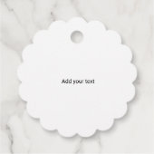 Eenvoudige minimal kerst tijden toevoegen jouw tek bedankjes labels (Achterkant)