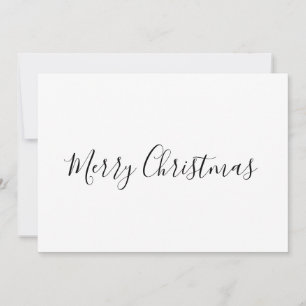 EENVOUDIGE MINIMAL vrolijke kerstKaart Bedankkaart