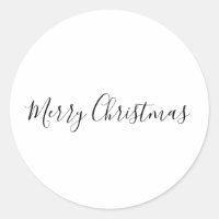 EENVOUDIGE MINIMAL vrolijke kerstKaart