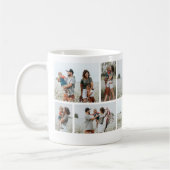 Eenvoudige minimale 10 fotocollage koffiemok (Links)