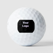 eenvoudige minimale aangepaste aquarel logo websit golfballen (Voorkant)