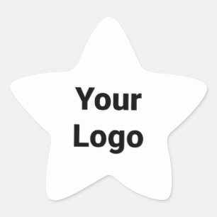 eenvoudige minimale aangepaste LOGO MONOGRAM PERSO Ster Sticker