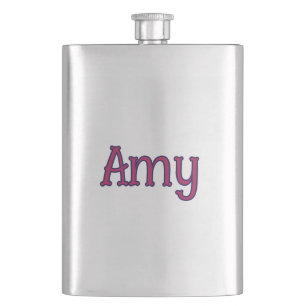 eenvoudige minimale aangepaste naam monogram klass flacon