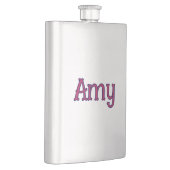 eenvoudige minimale aangepaste naam monogram klass flacon (Rechts)