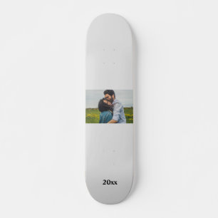 eenvoudige minimale aangepaste naam monogram koppe persoonlijk skateboard