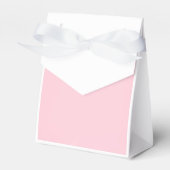 eenvoudige minimale aangepaste pastelgewoonte voor bedankdoosjes (Voorkant Zijde)