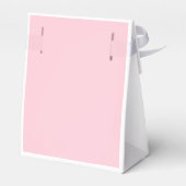 eenvoudige minimale aangepaste pastelgewoonte voor bedankdoosjes (Achterkant)