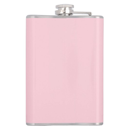 eenvoudige minimale aangepaste pastelgewoonte voor heupfles (Achterkant)