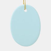 eenvoudige minimale aangepaste pastelgewoonte voor keramisch ornament (Achterkant)