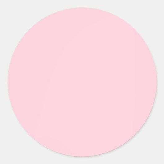 eenvoudige minimale aangepaste pastelgewoonte voor ronde sticker (Voorkant)