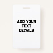 eenvoudige minimale aangepaste waterverf voegt log badge (Achterkant)